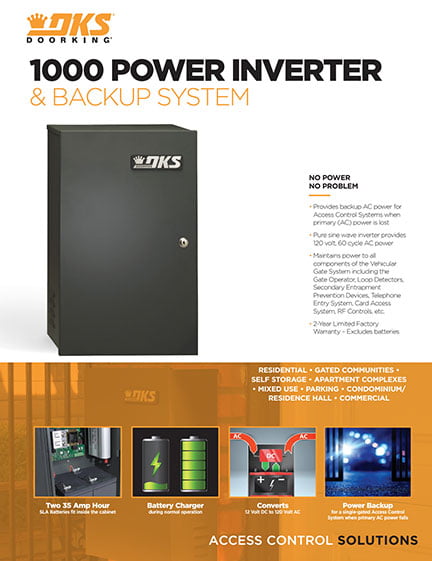 1000 Power Inverter Literature