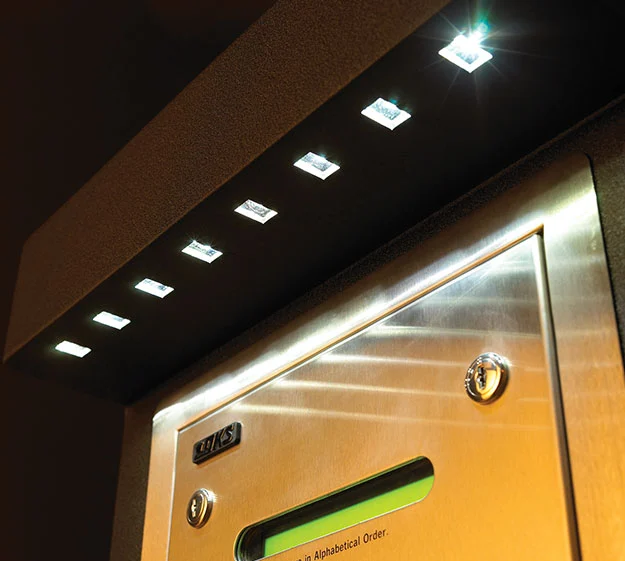 DKS Doorking Built-in LED Lighting Feature