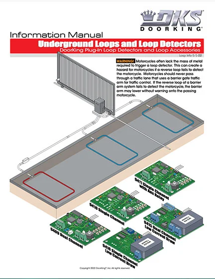 Underground Loops and Loop Detectors - Information Manual