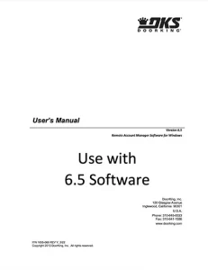 DKS Users Manual